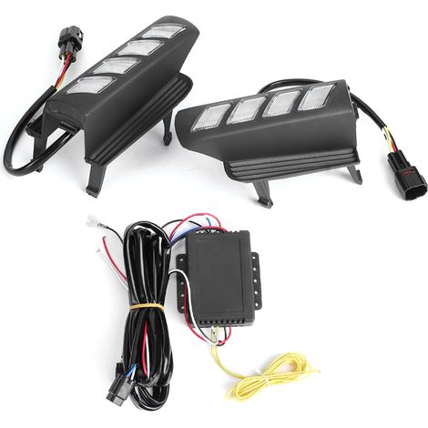 GARRYFIZH Paire feux diurnes 2 couleurs IP67 pour Toyota Prado 120 03-09 (1/5)