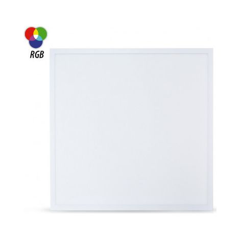 Plafonnier LED Blanc 595x595 40W RGB plus TElEcommande RF (1/5)
