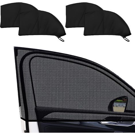 4 Pcs Chaussette Voiture Soleil Anti UV, Pare Soleil Chaussettes Voiture, Convient À Plupart Modèles Voitures, pour Trajets Quotidiens Voyages Camping (1/5)