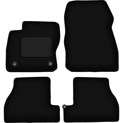 Schwarze Veloursmatten für: Ford Focus MK3 USA Limousine, Kombi (2010-2019)