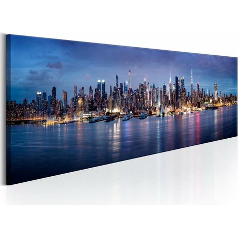 Tableau nuits new-yorkaises - 150 x 50 cm (1/4)
