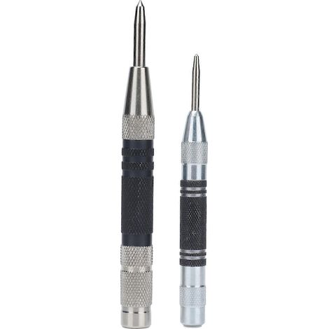 2-teiliges Set mit automatischem Körner und einstellbarer Spannung für Holz und Metall