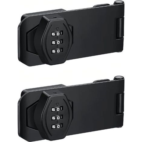 2Pcs 4 Pouces Serrure à Combinaison Pour Placard Serrure Armoire Métallique Code Verrou Porte Placard avec Code pour Portes Armoires (1/5)