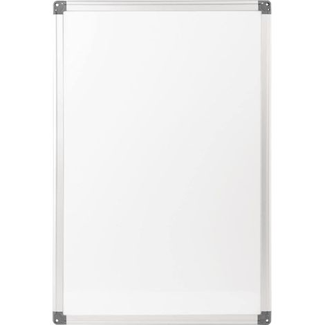 Olympia, lavagna magnetica bianca, 400 x 600 mm, ottimo come bacheca, da usare con cancellino asciutto (1/4)