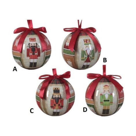 BOLA NAVIDAD LAZO 9,3CM SURTIDA