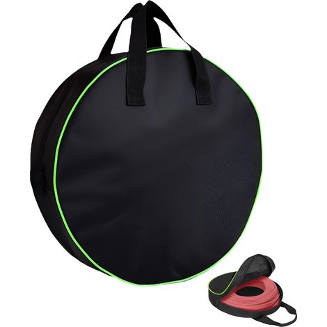Sac de transport pour câbles EV, sac de rangement pour câbles de chargement de voiture électrique, sac de rangement pour câbles 40 x 13 cm, noir, sac de transport pour tous les câbles et rallonges