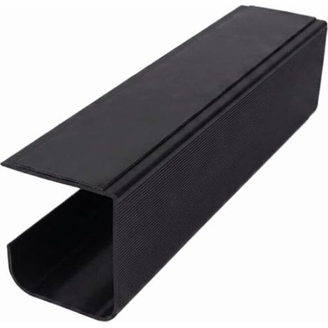 Gestion des câbles sous le bureau, goulotte de câbles de bureau, organiseur de câbles noir, organiseur de câbles essentiel sans perforation (noir) (1/5)
