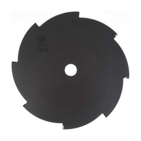 Lame disque 8 dents débroussailleuse. Ø 255 mm. Alésage 25,4 mm. Epaisseur 1,5 mm (1/3)