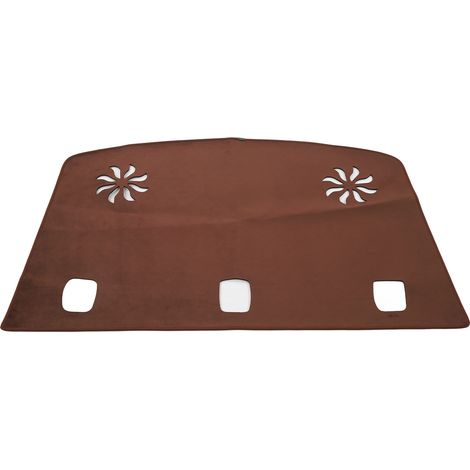 Protège-coffre Tesla Model 3 Y, tapis en flanelle marron, isolation thermique, pare-soleil intérieur, housse de remplacement, protection contre la chaleur. (1/5)