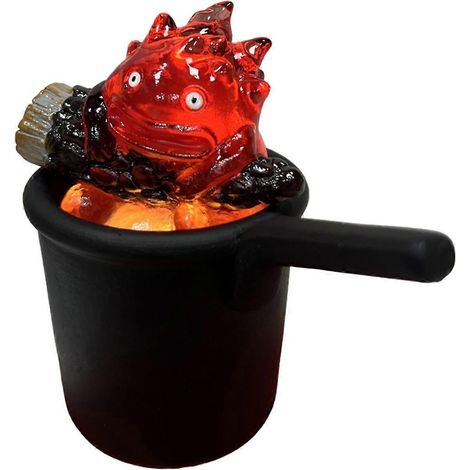 Mini figurine d'Halloween, veilleuse flamme avec pieds, pour table de chevet ou intérieur. (1/5)