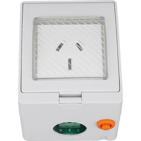 Prise connectée WiFi en PC ABS IP55 étanche avec application de contrôle à distance pour salle de bain ou extérieur (1/5)