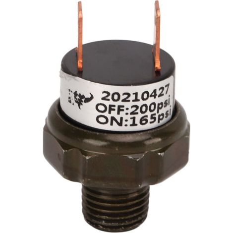 Air compressor pressure control valve, stainless steel car replacement part for train horns 165-200PSI (1/5)
