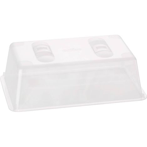 Romberg CLASSIC Anzuchthaube M Transparent mit Belüftung 38 x 24 cm