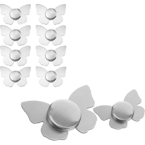Set di 16 pesi per tovaglia da esterno, extra pesanti, a forma di farfalla, con 8 magneti, ideali per l'uso all'aperto e per feste in giardino. (1/5)