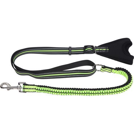 Reflective Safety Dog Leash - Nylon Strap for Walking and Training - Anti-Lost - Size M - Green (1/5)