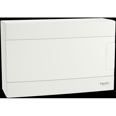 Tableau de distribution en saillie, Easy9 EU IP40 EZ9EU-1-12-NT-P, porte blanche, 1 rangée de 12 (1/5)