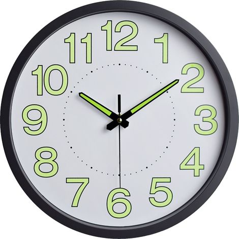 murale lumineuse de 30 cm 12 pouces minimaliste ronde à (1/4)