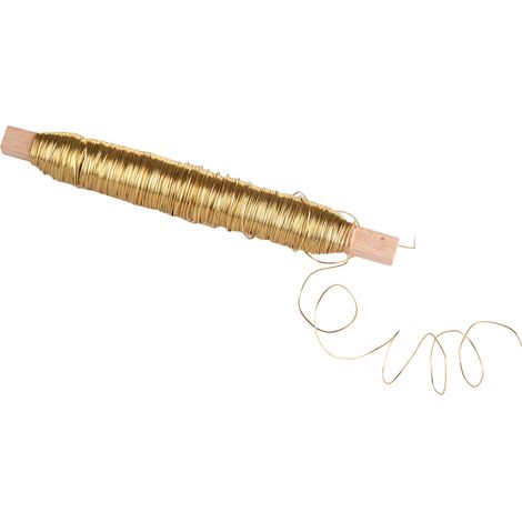 Spolette per confezioni regalo, da 0.55 mm e 100gr bastoncino su legno -Rosso (1/5)