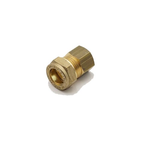 PrimaPlus 15mm x 3/8" Brass Compression Adaptor - Pack of 10