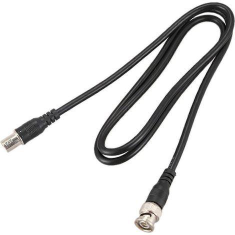 CCTV-Verlängerungskabel (Koaxialkabel) mit BNC-Stecker (männlich auf weiblich), 1 m (3,3 ft), schwarz (1/4)