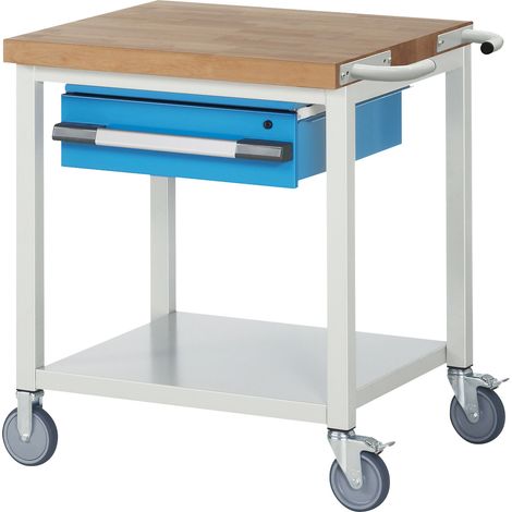 eurokraft pro, Établi mobile série 8000, sur piétement, 1 (1/2)