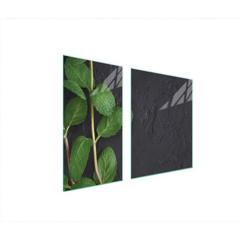 GLASSCHUTZPLATTE FÜR HERD 90x52 MINT (1/5)