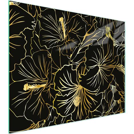 Glasschneidebrett 52x40 Blumen (1/5)