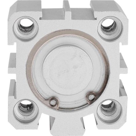Vérin pneumatique double effet en aluminium, alésage 25 mm, course 10 mm, référence SDA25-10 (1/5)