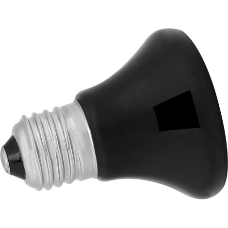 Lampe chauffante infrarouge en céramique 50-100 W pour animaux de compagnie et reptiles (ampoule 100 W). (1/5)