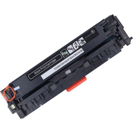 Cartouche de toner noir haute capacité, compatible avec l'imprimante Color LaserJet CP2025. (1/5)