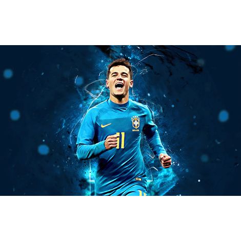 Papier peint panoramique Football - Joueur de Foot - 130 cm x 81 cm (1/2)