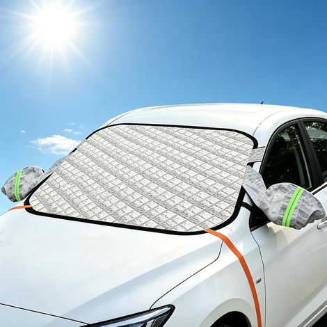 Windshield Cover Front Windshield Frost Protector Windshield Cover for Car SUV Van Snow Ice Frost Dust UV (1/5)