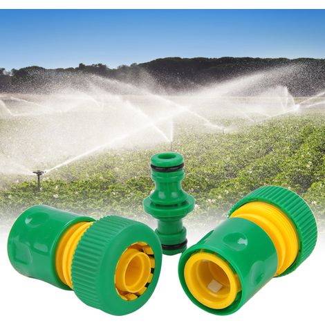 Adaptateur de raccord rapide pour tuyau d'arrosage 3/4" (3 pièces) - Outil de réparation (1/5)