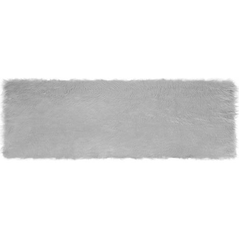 Maison Exclusive - Alfombra de de oveja sintética TAFALLA Gris 80