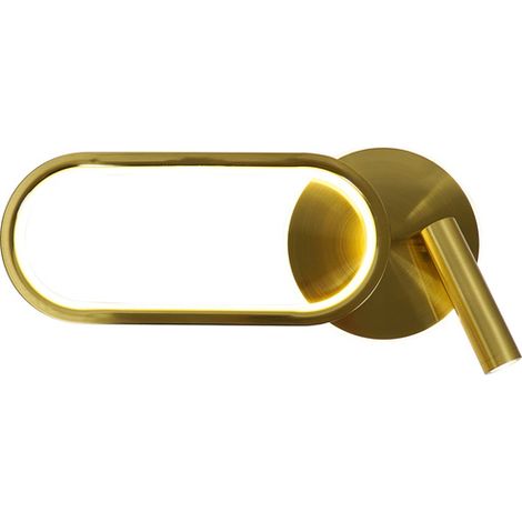 Ovale goldene Wandleuchte MONET LED 13W CA22-35684 Candellux (1/4)