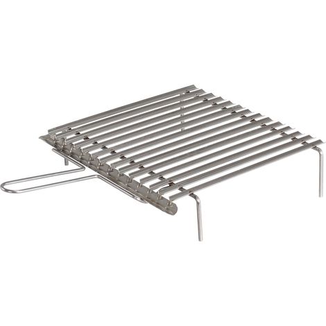 Gril inox barbecue avec récupérateur de graisses de 40x35 cm (1/3)