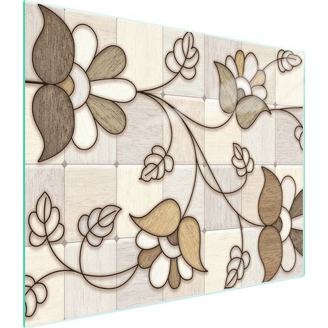 TAGLIERE IN VETRO 52x30 MOSAICO (1/5)
