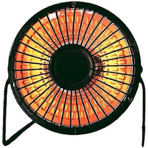 Mini chauffage électrique portable pour le bureau et la salle de bain - direction réglable, convient à une utilisation sur un bureau en hiver, rose, 10 cm. (1/5)