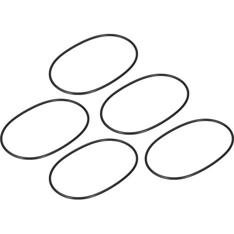 Runder Gummiriemen, 5 mm x 5, mechanische Antriebsteile für Industrieanlagen, runder Motorriemen, 5 Stück, 5 mm Durchmesser, Referenz 5405-0005-0533 (1/5)
