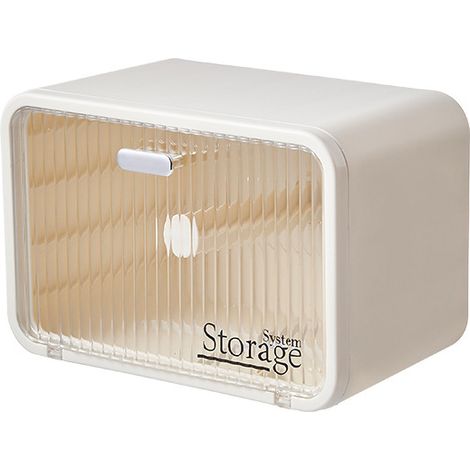 Portarotolo Carta Igienica da Parete con Coperchio, Impermeabile, Dispenser per WC, Porta Asciugamani e Portaoggetti per Bagno (1/5)
