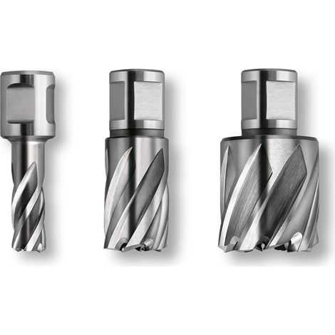 Fein 1x HSS SPECIAL Broca anular con vástago Weldon de 3/4" 25 mm Ø 16 mm - 63134160301
