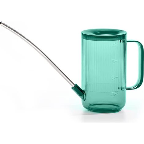 Arrosoir - 1 L - Bec Allongé - Pour Plantes D Intérieur Succulentes Et Jardinage - Vert (1/5)