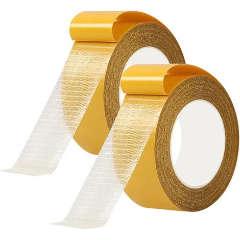 Ruban double face antidérapant lot de 2 pour tapis, parquets, moquettes(3x200cm) (1/5)