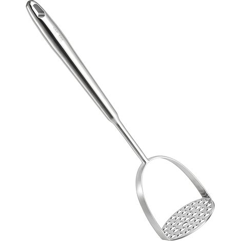 Presse-purée robuste, presse-purée professionnel tout-en-un en acier inoxydable, presse-aliments pour avocats, pommes de terre, haricots, viande, légumes, compatible lave-vaisselle (Presse-purée robus (1/5)