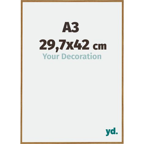 yd. - Cadre photo A3 29.7x42 - Hetre Clair - Plastique - Evry