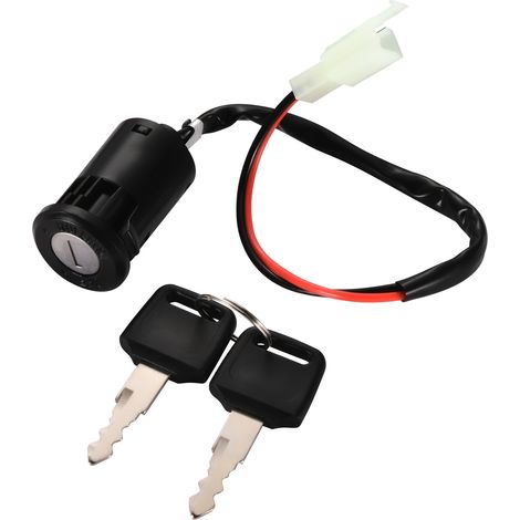 Universal replacement parts for 2-wire ignition switches, key locks, starter switches and anti-theft master switches for electric scooters/motorcycles