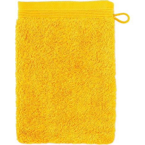 möve Superwuschel - Guanto da bagno, 20 x 15 cm, in 100% cotone, colore: oro (1/5)