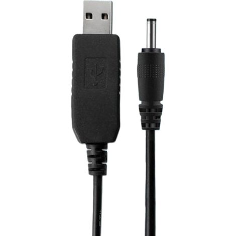 Câble Convertisseur de Tension USB DC 5V vers DC 12V 1 Mètre Prise DC 3,5 1,35mm Pour Ventilateur, Lumière LED, Routeur Sans Fil, Haut-Parleurs, Vidéosurveillance (1/5)