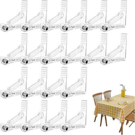 20 Stück Tischdeckenklammer Klemmen Winddicht für Outdoor (1/5)