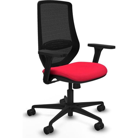 piqueras-y-crespo Silla Mardos Sincro Bali rossa ergonomica